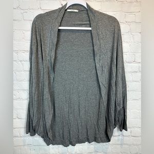 Acemi Open‎ Front light knit Cardigan flowy comfort casual, sz M, GUC